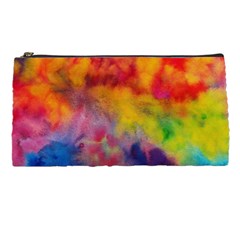 Colorful watercolors texture                                                   Pencil Case from ArtsNow.com Front