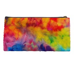 Colorful watercolors texture                                                   Pencil Case from ArtsNow.com Back