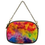 Colorful watercolors texture                                                    Chain Purse (Two Sides)