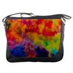 Colorful watercolors texture                                                    Messenger Bag