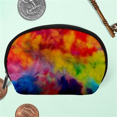 Colorful watercolors texture                                                    Accessory Pouch from ArtsNow.com Back