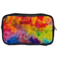 Colorful watercolors texture                                                    Toiletries Bag (Two Sides) from ArtsNow.com Front