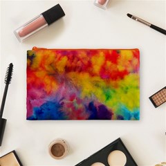 Colorful watercolors texture                                                    Cosmetic Bag from ArtsNow.com Front