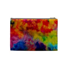 Colorful watercolors texture                                                    Cosmetic Bag from ArtsNow.com Back