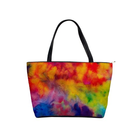 Colorful watercolors texture                                                    Classic Shoulder Handbag from ArtsNow.com Front