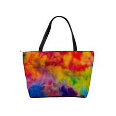 Colorful watercolors texture                                                    Classic Shoulder Handbag from ArtsNow.com Back