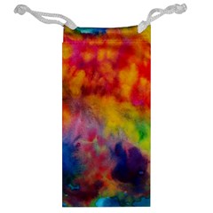 Colorful watercolors texture                                                    Jewelry Bag from ArtsNow.com Back