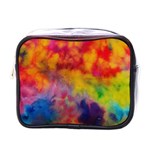 Colorful watercolors texture                                                    Mini Toiletries Bag (One Side)