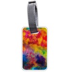 Colorful watercolors texture                                                    Luggage Tag (one side)