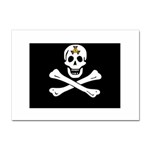 aphi que apo pirate logo Sticker A4 (100 pack)