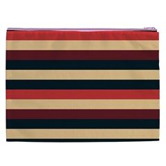 Seventies Stripes Cosmetic Bag (XXL) from ArtsNow.com Back