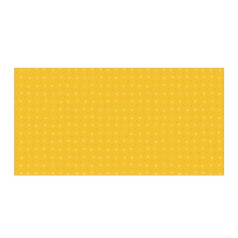 Saffron Yellow Color Polka Dots Satin Wrap from ArtsNow.com Front