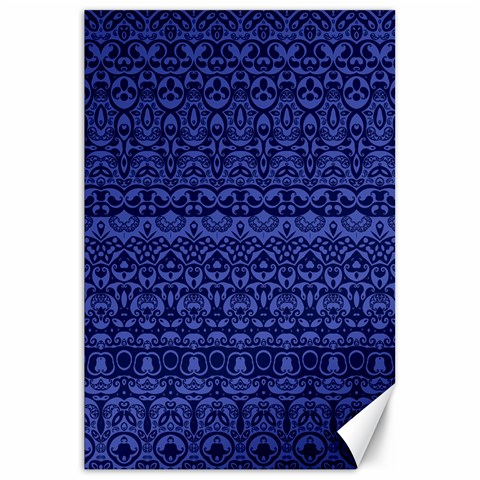 Boho Navy Blue  Canvas 20  x 30  from ArtsNow.com 19.62 x28.9  Canvas - 1