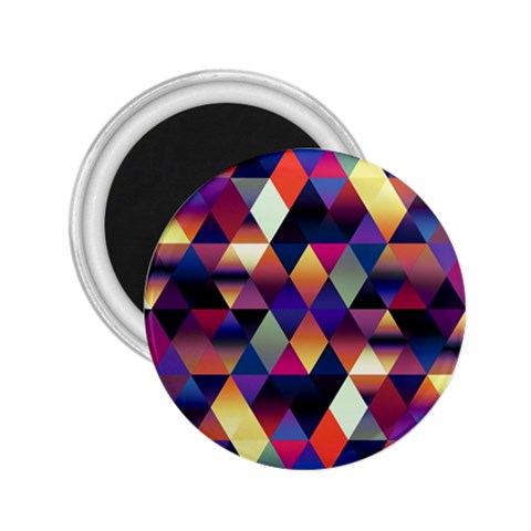 Colorful Geometric  2.25  Magnets from ArtsNow.com Front