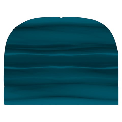 Teal Blue Ombre Makeup Case (Medium) from ArtsNow.com Front