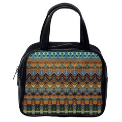 Boho Earth Colors Pattern Classic Handbag (Two Sides) from ArtsNow.com Back