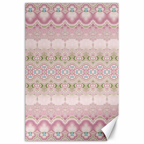 Boho Pastel Spring Floral Pink Canvas 20  x 30  from ArtsNow.com 19.62 x28.9  Canvas - 1