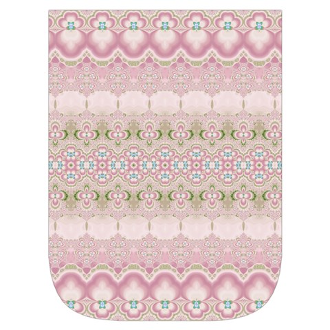 Boho Pastel Spring Floral Pink Waist Pouch (Small) from ArtsNow.com Front Pocket