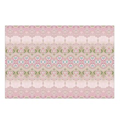 Boho Pastel Spring Floral Pink Waist Pouch (Small) from ArtsNow.com Loop