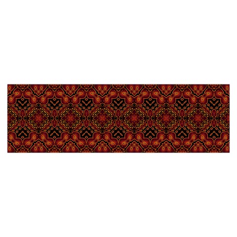 Boho Dark Red Floral Toiletries Pouch from ArtsNow.com Hand Strap