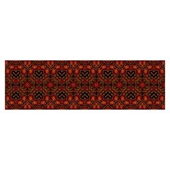 Boho Dark Red Floral Toiletries Pouch from ArtsNow.com Hand Strap