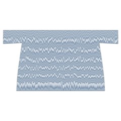 Boho Faded Blue Stripes Wristlet Pouch Bag (Small) from ArtsNow.com Back