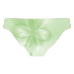 Tea Green Floral Print Cross Back Hipster Bikini Set from ArtsNow.com Back Under