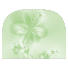Tea Green Floral Print Makeup Case (Medium) from ArtsNow.com Back