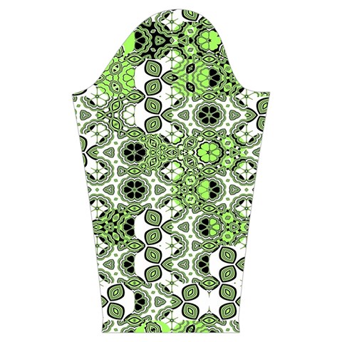 Black Lime Green Checkered Kids  Midi Sailor Dress from ArtsNow.com Sleeve Right