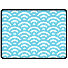 Waves Double Sided Fleece Blanket (Large)  from ArtsNow.com 80 x60  Blanket Front