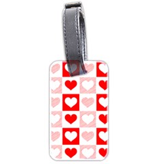 Hearts  Luggage Tag (two sides) from ArtsNow.com Front