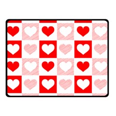 Hearts  Double Sided Fleece Blanket (Small)  from ArtsNow.com 45 x34  Blanket Front