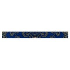 Navy Blue and Gold Swirls Zipper Grocery Tote Bag from ArtsNow.com Strap