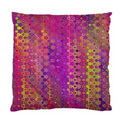 Boho Fuchsia Floral Print  Standard Cushion Case (Two Sides) from ArtsNow.com Front