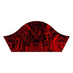 Black Magic Gothic Swirl Cotton Crop Top from ArtsNow.com Right Sleeve