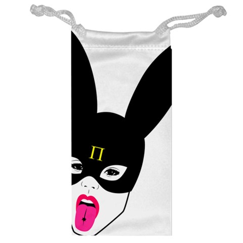 Bunny Girl Mask Jewelry Bag from ArtsNow.com Front