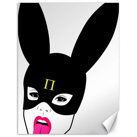 Bunny Girl Mask Canvas 12  x 16  from ArtsNow.com 11.86 x15.41  Canvas - 1