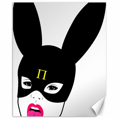 Bunny Girl Mask Canvas 16  x 20  from ArtsNow.com 15.75 x19.29  Canvas - 1