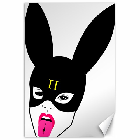 Bunny Girl Mask Canvas 20  x 30  from ArtsNow.com 19.62 x28.9  Canvas - 1