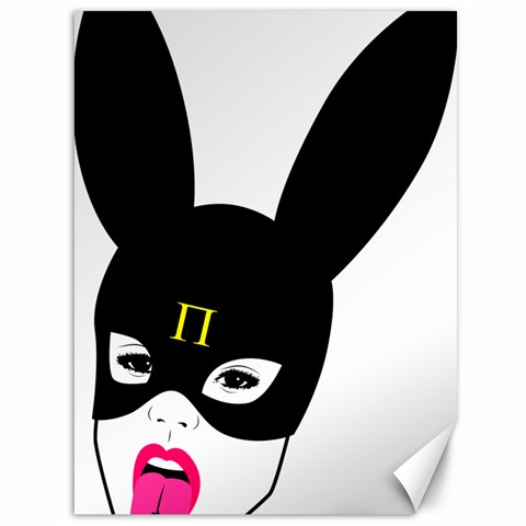 Bunny Girl Mask Canvas 36  x 48  from ArtsNow.com 35.26 x46.15  Canvas - 1