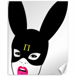 Bunny Girl Mask Canvas 11  x 14 