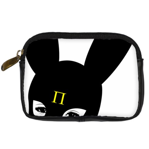 Bunny Girl Mask Digital Camera Leather Case from ArtsNow.com Front