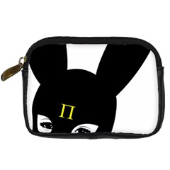 Bunny Girl Mask Digital Camera Leather Case from ArtsNow.com Front