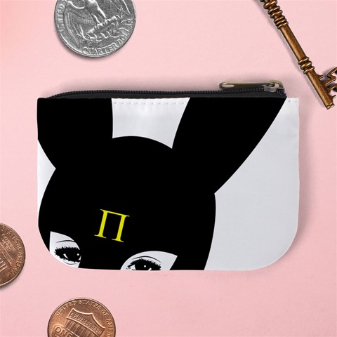 Bunny Girl Mask Mini Coin Purse from ArtsNow.com Back