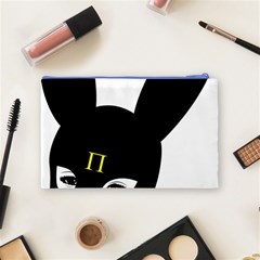 Bunny Girl Mask Cosmetic Bag (Medium) from ArtsNow.com Back