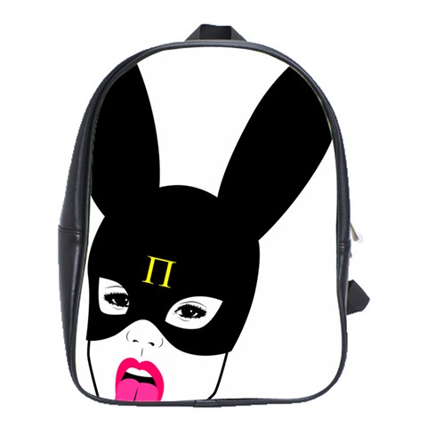 Bunny Girl Mask School Bag (Large) from ArtsNow.com Front