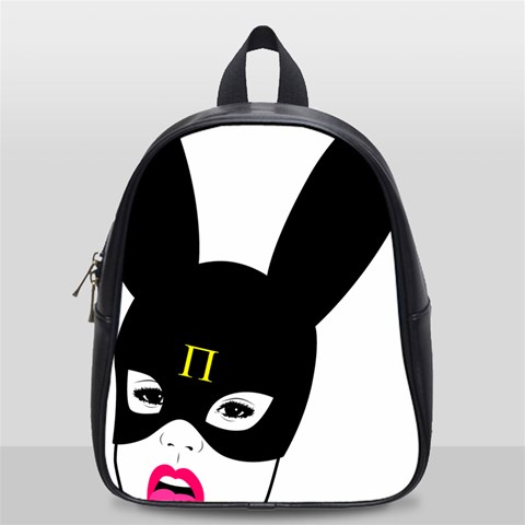 Bunny Girl Mask School Bag (Small) from ArtsNow.com Front