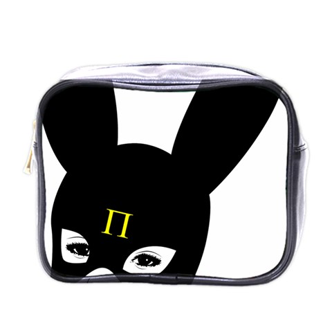 Bunny Girl Mask Mini Toiletries Bag (One Side) from ArtsNow.com Front