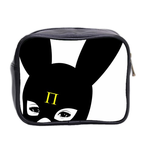 Bunny Girl Mask Mini Toiletries Bag (Two Sides) from ArtsNow.com Back