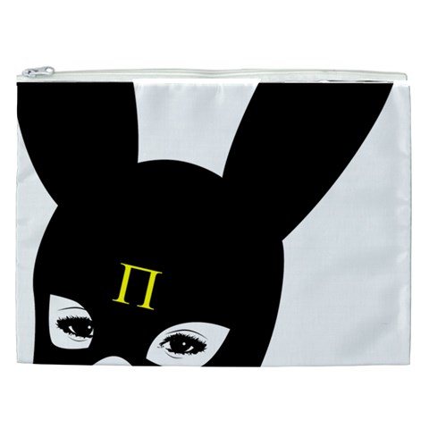 Bunny Girl Mask Cosmetic Bag (XXL) from ArtsNow.com Front